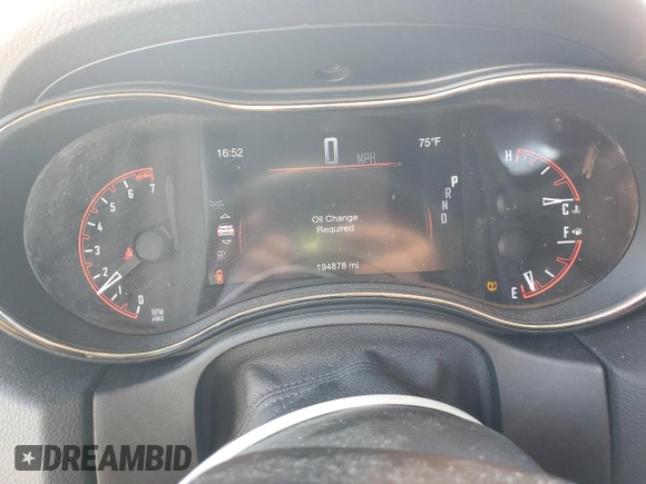 2018 Dodge Durango GT with VIN 1C4RDHDG6JC126350, listed as a Copart auction lot 51485225 with 194,878 mi miles and Salvage title. Bid and sale history available at DreamBid. Image 9.