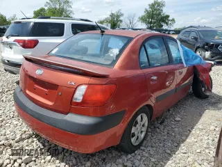 2008 Kia Rio LX with VIN KNADE123186318490, listed as a Copart auction lot 51544285 with Not Provided miles and Salvage Title. Bid and sale history available at DreamBid. Image 3.