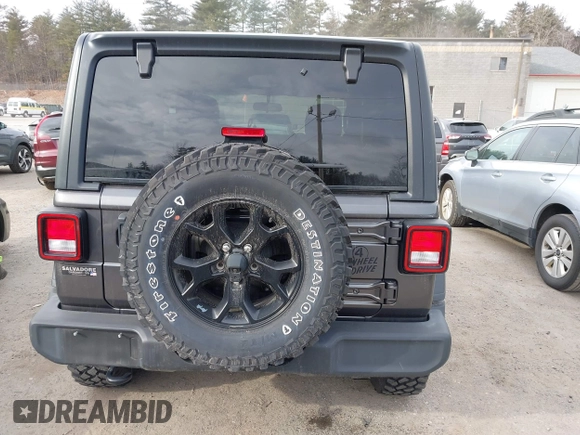 2021 Jeep Wrangler Sport S with VIN 1C4GJXAN4MW728521, listed as a IAAI auction lot 41253170 with 11,368 mi miles and . Bid and sale history available at DreamBid. Image 16.