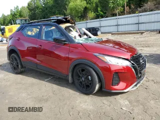 2023 Nissan Kicks SV with VIN 3N1CP5CV2PL521749, listed as a Copart auction lot 58842565 with Not provided miles and Salvage title. Bid and sale history available at DreamBid. Image 4.