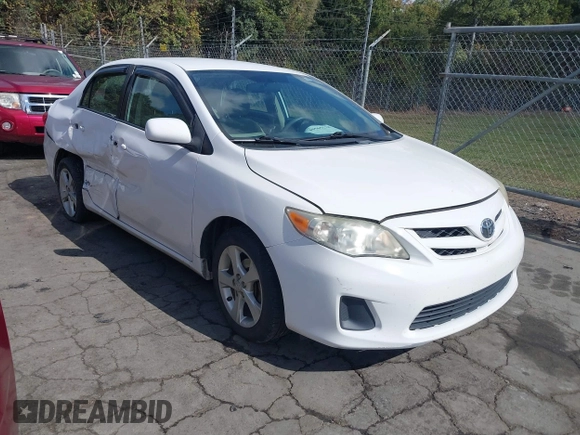 2011 Toyota Corolla L with VIN 2T1BU4EE6BC640408, listed as a IAAI auction lot 40565528 with 134,656 mi miles. Bid and sale history available at carsss.com. Image 1.