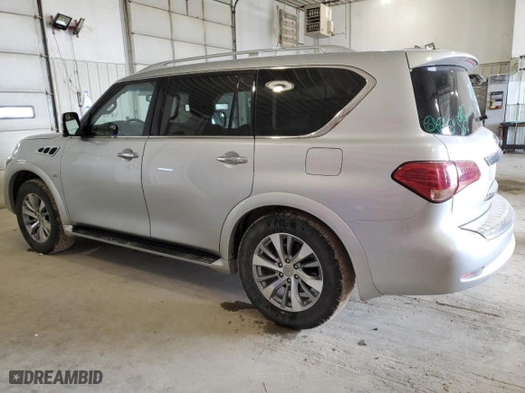 2016 Infiniti QX80 with VIN JN8AZ2NEXG9120652, listed as a Copart auction lot 52753415 with 212,143 mi miles and Clean Title. Bid and sale history available at carsss.com. Image 2.
