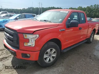 2015 Ford F-150 XL with VIN 1FTEX1CP5FKE13304, listed as a Copart auction lot 64386185 with 222,595 mi miles and Salvage title. Bid and sale history available at DreamBid. Image 1.