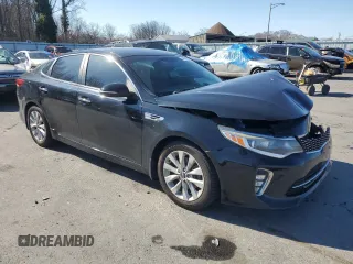 2018 Kia Optima LX with VIN 5XXGT4L34JG201662, listed as a Copart auction lot 48596285 with 136,859 mi miles and Salvage Title. Bid and sale history available at carsss.com. Image 4.