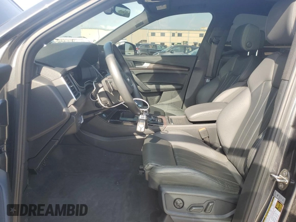 2021 Audi Q5 Sportback Premium Plus with VIN WA15AAFY7M2093321, listed as a Copart auction lot 52825995 with 46,179 mi miles and Clean title. Bid and sale history available at DreamBid. Image 7.