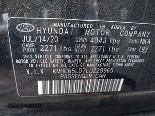 2020 Hyundai Ioniq SE z VIN KMHC65LD7LU228965, wystawiony jako IAAI lot #42004131 z przebiegiem 56 186 mil mil oraz . Historia ofert i sprzedaży dostępna na DreamBid. Obrazek 9.