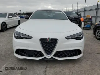 2024 Alfa Romeo Giulia Veloce z VIN ZARFAMBN4R7684973, wystawiony jako Copart lot #55316335 z przebiegiem 5175 mil mil oraz Tytuł czysty. Historia ofert i sprzedaży dostępna na DreamBid. Obrazek 5.
