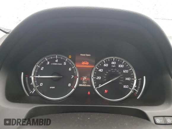 2015 Acura TLX Technology with VIN 19UUB2F50FA022336, listed as a Copart auction lot 63261685 with 86,465 mi miles and Salvage title. Bid and sale history available at DreamBid. Image 9.