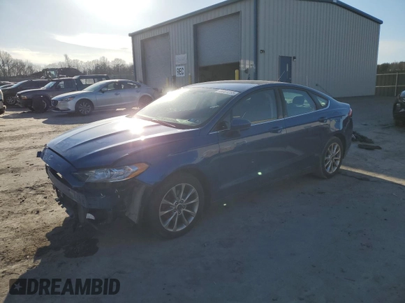 2017 Ford Fusion SE with VIN 3FA6P0HD5HR174080, listed as a Copart auction lot 48001255 with Not Provided miles and Salvage Title. Bid and sale history available at carsss.com. Image 1.