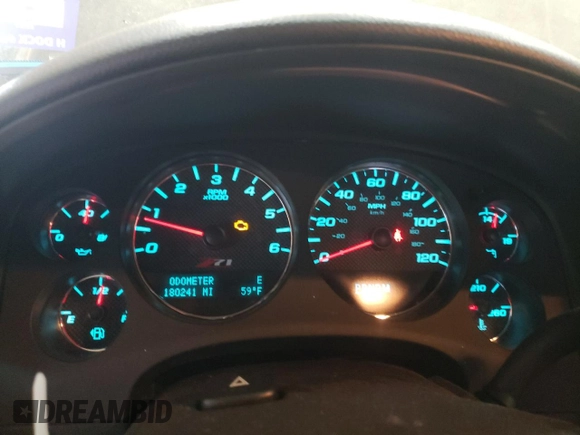 2013 Chevrolet Silverado 1500 LTZ with VIN 1GCRKTE72DZ414083, listed as a Copart auction lot 49009385 with 180,241 mi miles and Salvage Title. Bid and sale history available at DreamBid. Image 9.