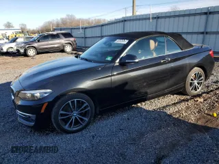 2019 BMW 2 Series 230i xDrive with VIN WBA2K1C59KVD41807, listed as a Copart auction lot 45093695 with 105,805 mi miles and Salvage Title. Bid and sale history available at carsss.com. Image 1.