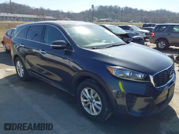 2019 Kia Sorento LX with VIN 5XYPG4A31KG547303, listed as a IAAI auction lot 41751159 with 65,468 mi miles. Bid and sale history available at carsss.com. Image 1.