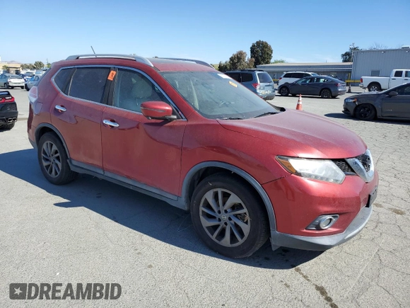 2016 Nissan Rogue SL with VIN 5N1AT2MT5GC814404, listed as a Copart auction lot 56337165 with 265,898 mi miles and Clean Title. Bid and sale history available at DreamBid. Image 4.