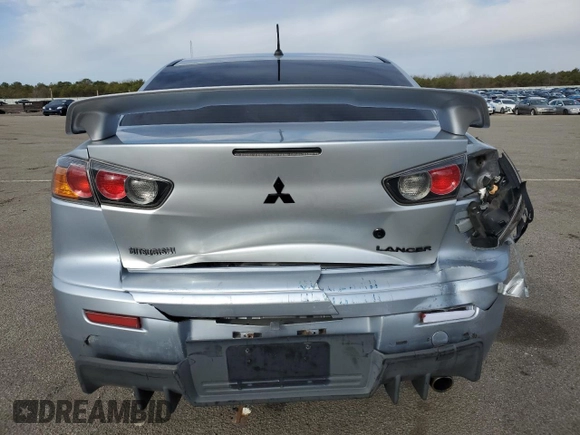 2011 Mitsubishi Lancer GTS with VIN JA32U8FW2BU039819, listed as a Copart auction lot 50185015 with 114,245 mi miles and Salvage Title. Bid and sale history available at carsss.com. Image 6.