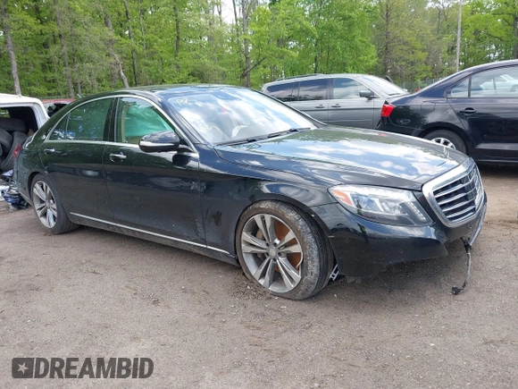 2015 Mercedes-Benz S 550 with VIN WDDUG8FB8FA087742, listed as a IAAI auction lot 42163538 with Not Provided miles and . Bid and sale history available at carsss.com. Image 1.