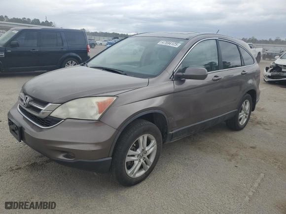 2011 Honda CR-V EX-L with VIN 5J6RE4H76BL016295, listed as a Copart auction lot 47594125 with 180,239 mi miles and Salvage Title. Bid and sale history available at carsss.com. Image 1.