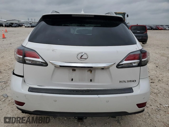 2015 Lexus RX 350 with VIN 2T2ZK1BA0FC156319, listed as a Copart auction lot 54298175 with 103,714 mi miles and Salvage Title. Bid and sale history available at DreamBid. Image 6.