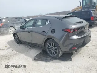 2023 Mazda 3 S Preferred with VIN JM1BPALM7P1611222, listed as a Copart auction lot 48810095 with 47,257 mi miles and Clean title. Bid and sale history available at DreamBid. Image 3.