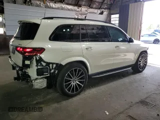 2024 Mercedes-Benz GLS 580 z VIN 4JGFF8FE6RB133451, wystawiony jako Copart lot #53698435 z przebiegiem 6517 mil mil oraz Szkody całkowita. Historia ofert i sprzedaży dostępna na DreamBid. Obrazek 3.