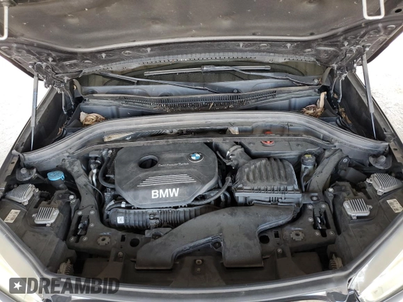 2016 BMW X1 xDrive28i with VIN WBXHT3Z38G4A49061, listed as a Copart auction lot 54010455 with 120,875 mi miles and Salvage Title. Bid and sale history available at DreamBid. Image 11.