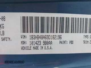 2009 Dodge Caliber SXT with VIN 1B3HB48A69D182196, listed as a IAAI auction lot 41917982 with 173,064 mi miles and . Bid and sale history available at carsss.com. Image 9.