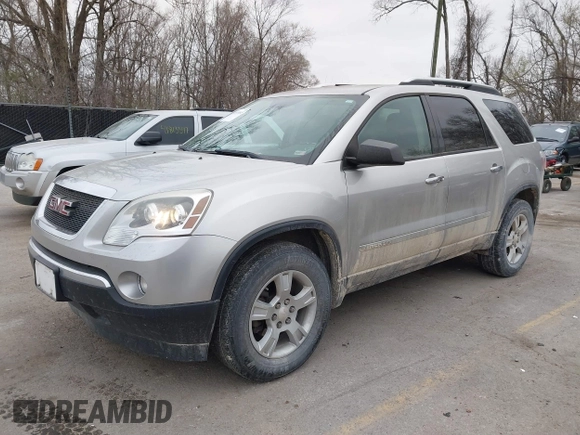2008 GMC Acadia SLE1 with VIN 1GKEV13728J162101, listed as a IAAI auction lot 41810815 with 122,172 mi miles. Bid and sale history available at carsss.com. Image 2.