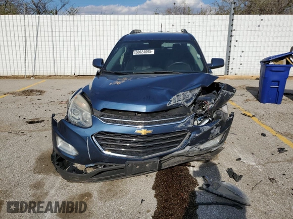 2017 Chevrolet Equinox LT with VIN 2GNALCEK9H6149816, listed as a Copart auction lot 50624095 with 135,564 mi miles and Salvage Title. Bid and sale history available at carsss.com. Image 5.