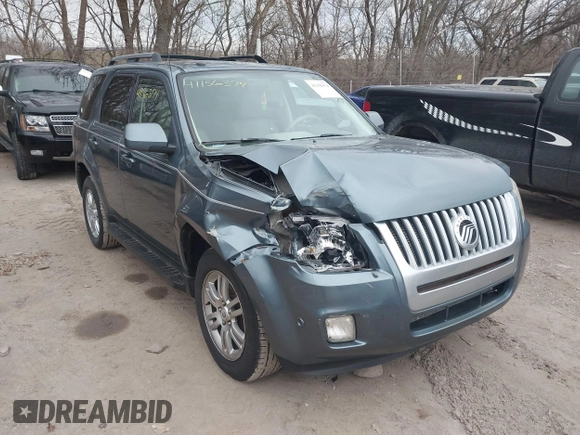 2010 Mercury Mariner Premier with VIN 4M2CN9H75AKJ06979, listed as a IAAI auction lot 41156374 with 149,784 mi miles and . Bid and sale history available at DreamBid. Image 1.