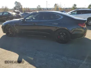 2019 Genesis G70 Advanced with VIN KMTG44LAXKU030439, listed as a Copart auction lot 83180314 with 103,834 mi miles and Salvage title. Bid and sale history available at DreamBid. Image 2.