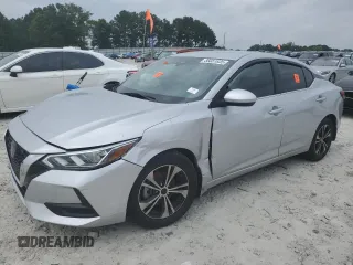 2021 Nissan Sentra SV with VIN 3N1AB8CV9MY290953, listed as a Copart auction lot 59351835 with 68,244 mi miles and Salvage title. Bid and sale history available at DreamBid. Image 1.