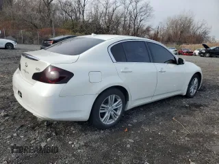 2011 Infiniti G25 Sedan x with VIN JN1DV6ARXBM451664, listed as a Copart auction lot 83457754 with 0 mi miles and Clean Title. Bid and sale history available at carsss.com. Image 3.