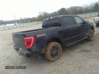 2022 Ford F-150 XL with VIN 1FTFW1E89NKE60072, listed as a IAAI auction lot 41778613 with 61,555 mi miles. Bid and sale history available at carsss.com. Image 4.