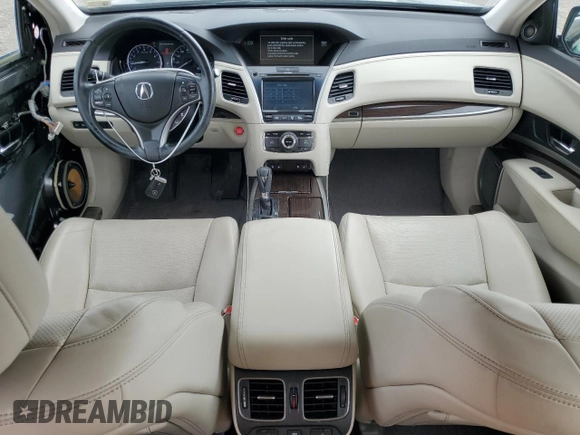 2014 Acura RLX Advance with VIN JH4KC1F98EC001204, listed as a Copart auction lot 55731955 with 148,263 mi miles and Salvage title. Bid and sale history available at DreamBid. Image 8.