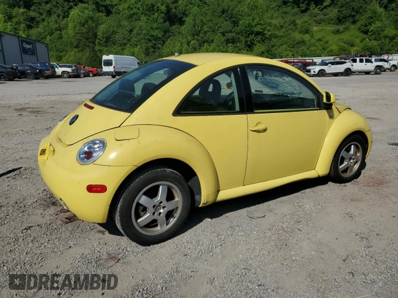 1999 Volkswagen Beetle GLS with VIN 3VWCA21C1XM414360, listed as a Copart auction lot 61783495 with 140,600 mi miles and Salvage title. Bid and sale history available at DreamBid. Image 3.