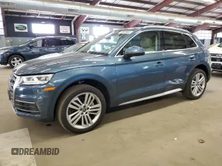 2018 Audi Q5 Premium Plus z VIN WA1BNAFY5J2010665, wystawiony jako Copart lot #59923665 z przebiegiem 132 328 mil mil oraz Czysty tytuł • Clean title. Historia ofert i sprzedaży dostępna na DreamBid. Obrazek 1.