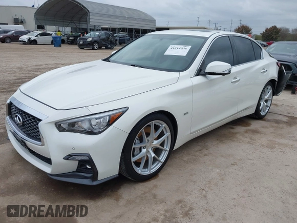 2020 Infiniti Q50 Luxe with VIN JN1EV7AP4LM200455, listed as a IAAI auction lot 41514036 with 76,441 mi miles and . Bid and sale history available at DreamBid. Image 18.