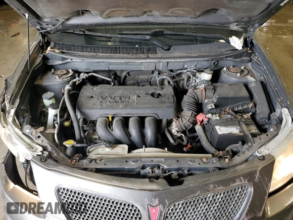 2008 Pontiac Vibe with VIN 5Y2SL65838Z407965, listed as a Copart auction lot 51702205 with 108,664 mi miles and Non Repairable. Bid and sale history available at DreamBid. Image 11.