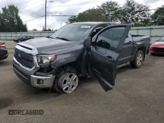 2018 Toyota Tundra SR5 with VIN 5TFDW5F15JX705138, listed as a Copart auction lot 64943255 with 89,660 mi miles and Salvage title. Bid and sale history available at DreamBid. Image 1.