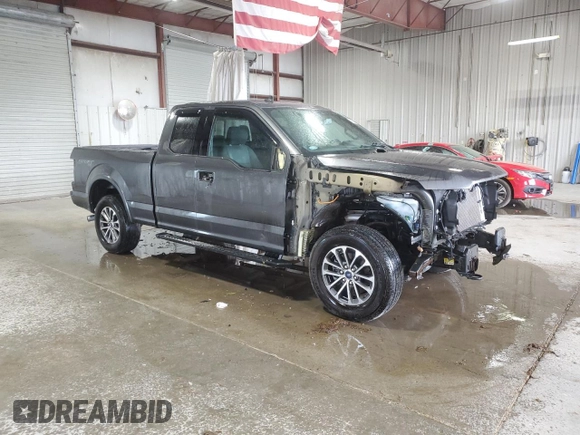 2020 Ford F-150 XL with VIN 1FTFX1E52LKF30981, listed as a Copart auction lot 56457845 with 60,156 mi miles and Salvage title. Bid and sale history available at DreamBid. Image 4.