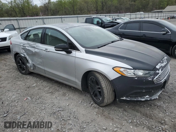 2018 Ford Fusion SE with VIN 3FA6P0HD8JR227733, listed as a Copart auction lot 53911055 with 103,202 mi miles and Clean Title. Bid and sale history available at carsss.com. Image 4.
