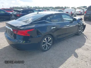 2016 Nissan Maxima 3.5 SV with VIN 1N4AA6AP0GC905837, listed as a IAAI auction lot 41730405 with 80,279 mi miles. Bid and sale history available at carsss.com. Image 4.