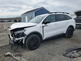 2022 Kia Sorento X-Line S with VIN 5XYRLDLC7NG109066, listed as a Copart auction lot 49709975 with 42,031 mi miles and Salvage Title. Bid and sale history available at carsss.com. Image 1.