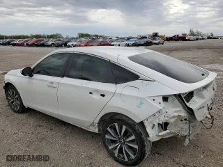 2022 Honda Civic Hatchback EX-L with VIN 19XFL1H74NE016547, listed as a Copart auction lot 51667655 with 34,313 mi miles and Salvage Title. Bid and sale history available at carsss.com. Image 2.