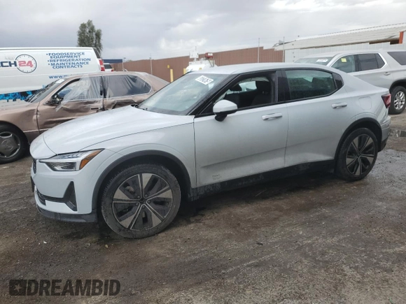2023 Polestar 2 with VIN YSMEG3KA5PL142916, listed as a Copart auction lot 53727675 with 71,670 mi miles and Salvage Title. Bid and sale history available at DreamBid. Image 1.