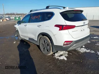 2020 Hyundai Santa Fe Limited with VIN 5NMS5CAA1LH261760, listed as a IAAI auction lot 41293649 with 119,153 mi miles. Bid and sale history available at carsss.com. Image 3.