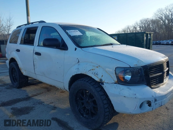 2007 Dodge Durango SLT with VIN 1D8HB48P17F550466, listed as a IAAI auction lot 41820648 with 297,324 mi miles and . Bid and sale history available at DreamBid. Image 6.