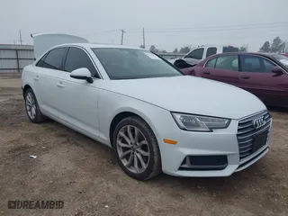 2019 Audi A4 Premium with VIN WAUGMAF4XKN004563, listed as a IAAI auction lot 41637446 with 19,748 mi miles. Bid and sale history available at carsss.com. Image 1.