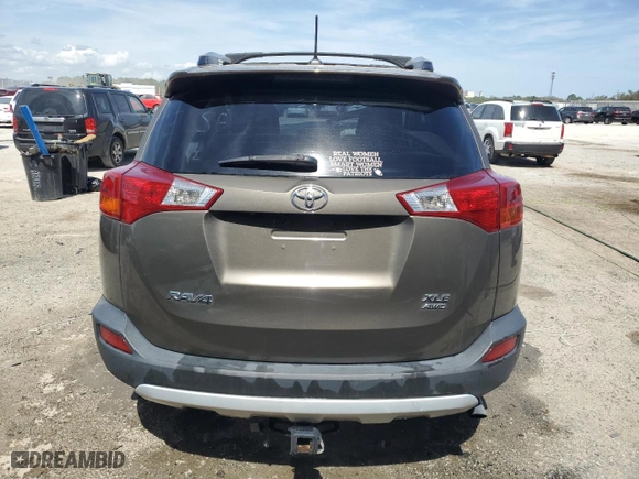 2015 Toyota RAV4 XLE with VIN JTMRFREV0FD157043, listed as a Copart auction lot 48904555 with 170,012 mi miles and Non Repairable. Bid and sale history available at carsss.com. Image 6.
