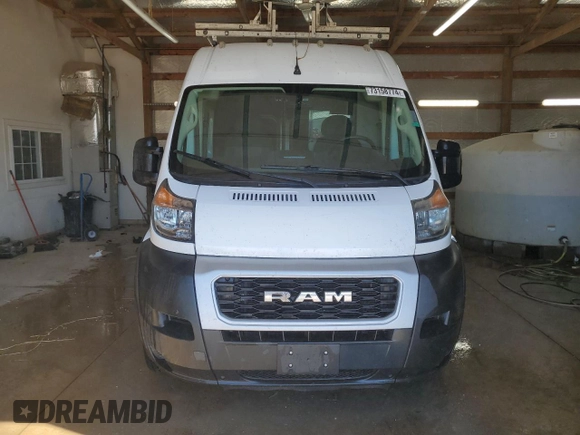 2021 Ram ProMaster Cargo with VIN 3C6LRVBG9ME520874, listed as a Copart auction lot 73158774 with 52,200 mi miles and Salvage Title. Bid and sale history available at carsss.com. Image 5.