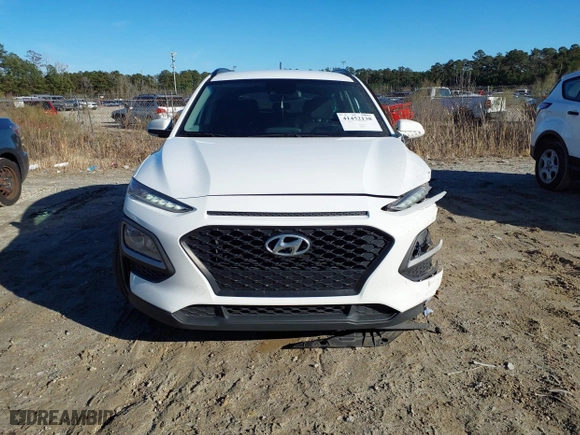 2021 Hyundai Kona SEL with VIN KM8K22AA9MU736208, listed as a IAAI auction lot 41452138 with 64,339 mi miles. Bid and sale history available at carsss.com. Image 12.